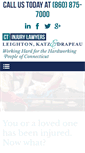 Mobile Screenshot of ctinjurylawyers.com